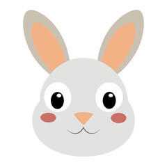 International Rabbit Day - Cute Rabbit: Minimal Cartoon

