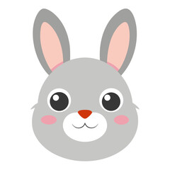 International Rabbit Day - Cute Rabbit: Minimal Cartoon

