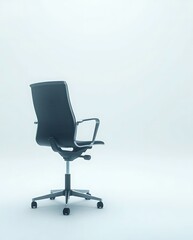 A Sleek and Modern Office Chair Against a Clean, Light Studio Backdrop