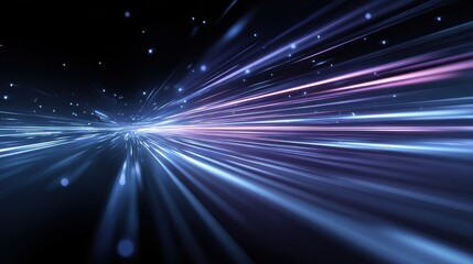 Abstract Futuristic Speed Lines