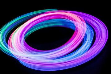 abstract background with colorful circles