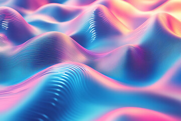 abstract background with colorful waves