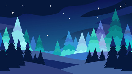 Fototapeta premium winter mountain landscape