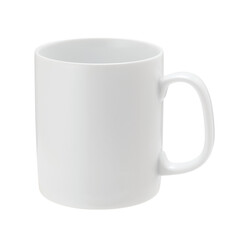 white cup isolated on white