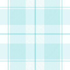 Check plaid pattern in blue and white. Seamless light pastel houndstooth tartan for dress, jacket, coat, scarf, other modern spring summer autumn winter fashion fabric design.	
