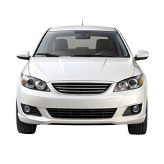 car isolated on transparent white background, clipping path