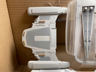 Shuttle Modell im Karton