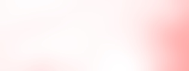 Delicate pink smooth gradient blurred abstract background, red and white background copy space