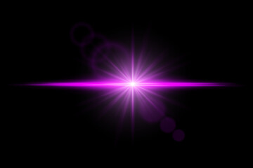 Intense bright flare burst with radial beams and lens reflection. Central explosion of light on dark background.