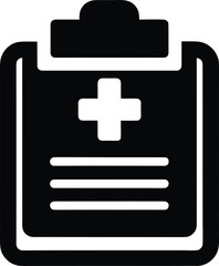 Obraz premium Medical billing icon on white background 