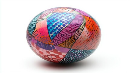 Obraz premium Abstract Sphere, Colorful Patterns