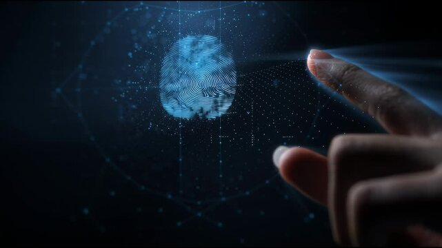 Mind's Digital Reach: An artistic visualization of a human finger interacting with a digitally rendered brain, evoking themes of technology, intelligence, and the future. - Powered by Adobe
