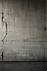 Cracked Concrete Wall Texture Grunge Background Image