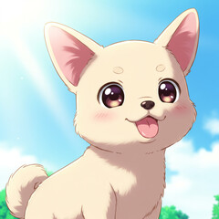 Cute Anime Dog