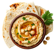 Delicious Hummus with Pita Bread: A Mediterranean Culinary Delight