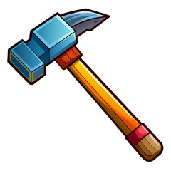 Cartoon Hammer Illustration