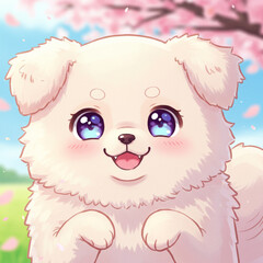 Cute Anime Dog