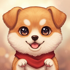 Cute Anime Dog