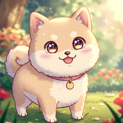 Cute Anime Dog