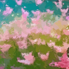 Various oil paintings, flowers, butterfly landscapes, lakes, waterfalls, spotted deer, geese, various animals, chrysanthemums, roses, peonies, flowers