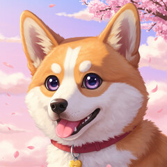Cute Anime Dog