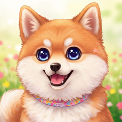 Cute Anime Dog