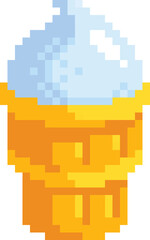 Obraz premium Pixel ice cream