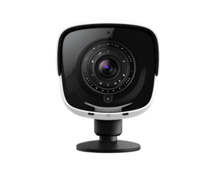 Modern Facial Recognition Camera Device with Infrared Sensor, Isolated on Transparent Background