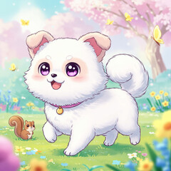 Cute Anime Dog