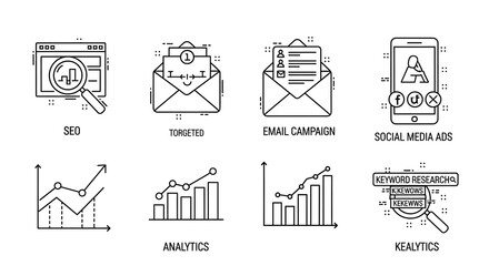 Digital Marketing Strategy SEO, Email Campaigns, Social Media Ads, and Analytics