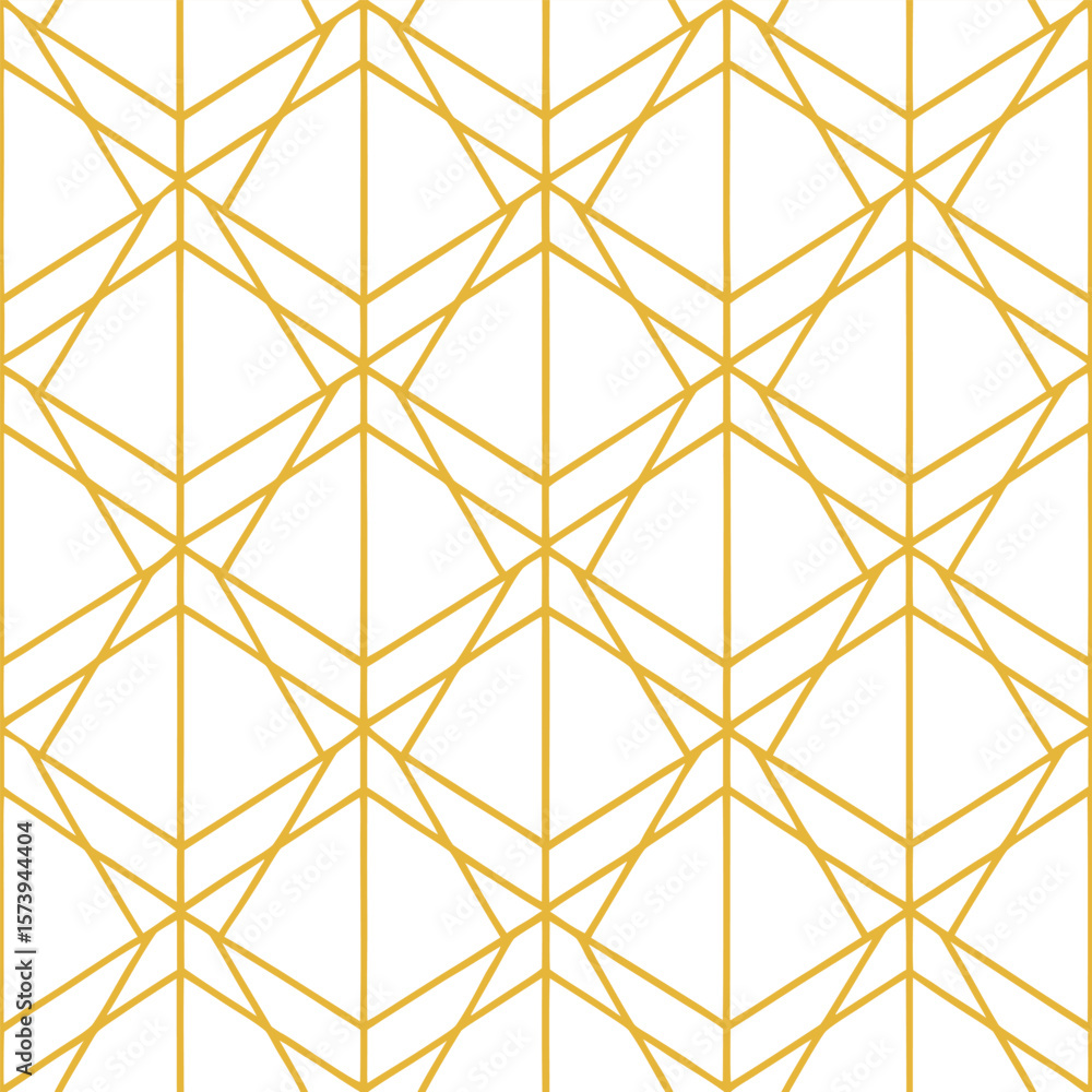 Poster abstract simple geometric vector seamless pattern with gold line texture on white background. light 