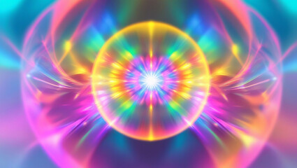 Abstract colorful light background design bright vibrant energy glow rainbow spectrum art graphic illustration