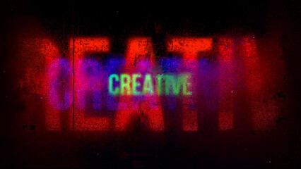 Glitch Logo And Title Animation