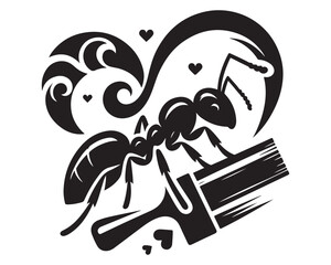 Fototapeta premium love Carpenter Ant 2.eps