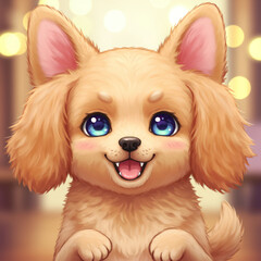 Cute Anime Dog
