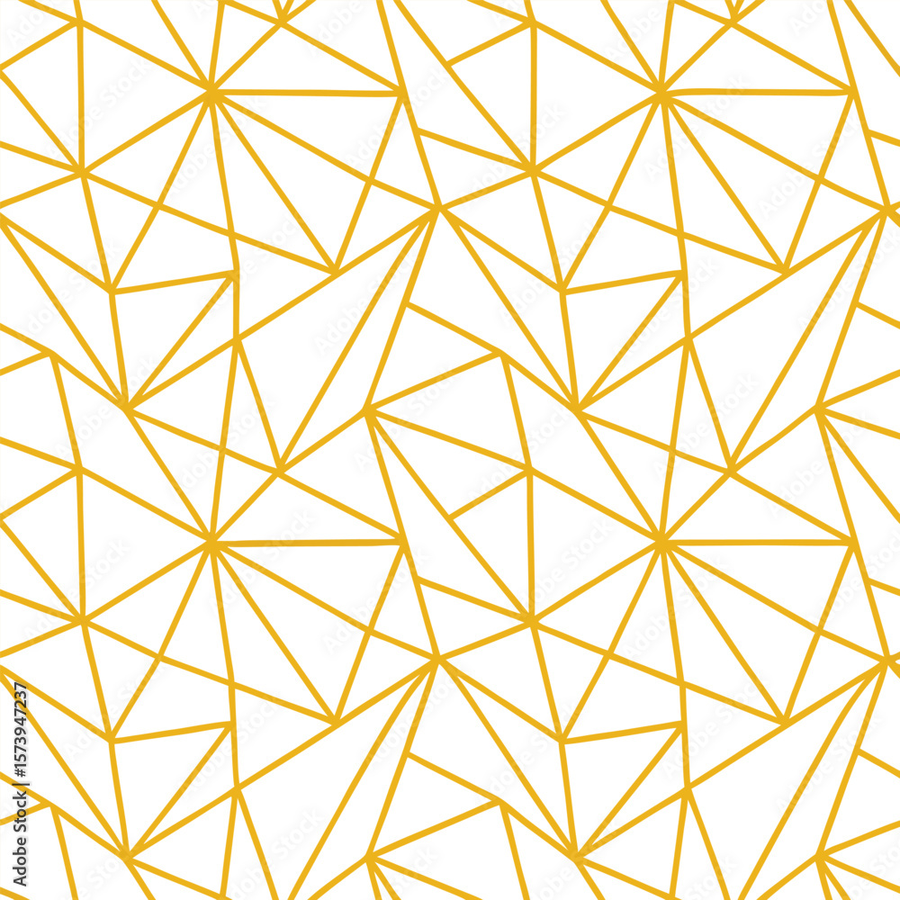 Poster abstract simple geometric vector seamless pattern with gold line texture on white background. light 
