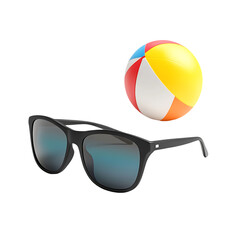 Summer Sunglasses & Beach Ball: Perfect Vacation Essentials