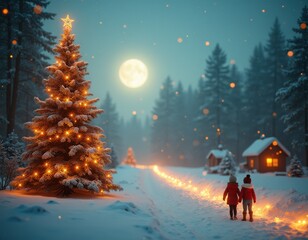 Christmas decoration transparent background dreamlike imagery subconscious exploration bending reality imaginative narratives juxtaposing elements evoking wonder and awe transcending boundaries