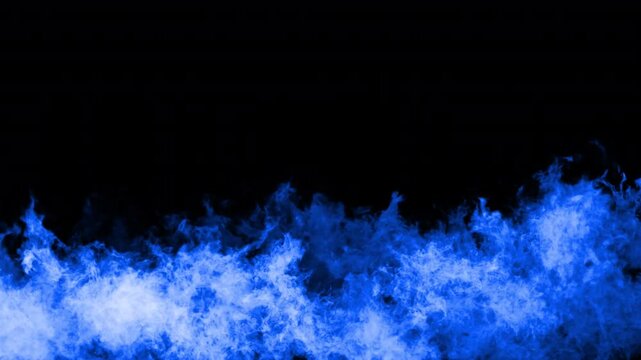 blue fire flames alpha channel