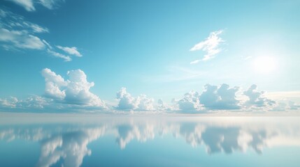 Obraz premium Natural scenery of sea and sky.