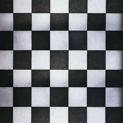 Chessboard Wall Textured Background