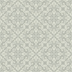Fototapeta premium Vector Elegant Damask Seamless Pattern for Wallpaper, tile, Fabric, Branding, Packaging, Invitations, Wedding, Home Decor Design