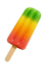 Vibrant Multi-Colored Popsicle – Refreshing Summer Treat