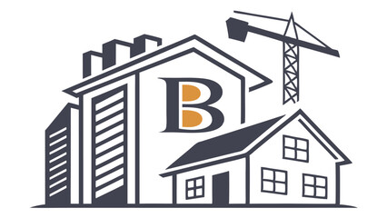 letter's and real estate logo design this logo