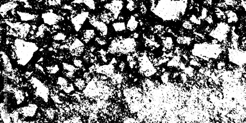 Poster Textured gravel path with angular stone fragments for overlay and design effects
