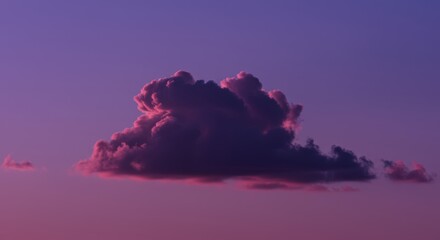 Majestic Purple Sunset Cloud