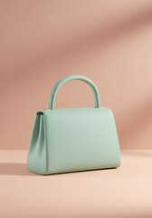 Elegant Mint Green Handbag - Luxury Women's Top Handle Bag