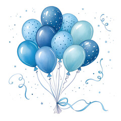 balloons in the sky