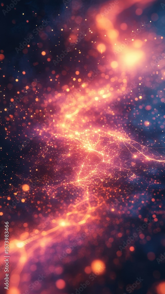 Aufkleber celestial phenomena showcase vibrant colors and intricate patterns in a cosmic environment