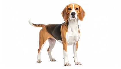 Beagle Dog: A Classic Tricolor Portrait